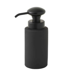 Distributeur de savon noir en céramique soft touch City