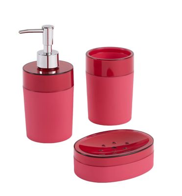 Distributeur de savon plastique rose COOKE & LEWIS Doumia