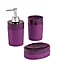 Distributeur de savon plastique violet COOKE & LEWIS Doumia