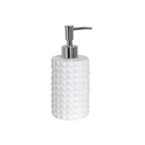 Distributeur de savon Polyrésine MOSAIK Blanc MSV