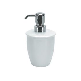 Distributeur de savon Porcelaine ATLANTA Blanc Spirella