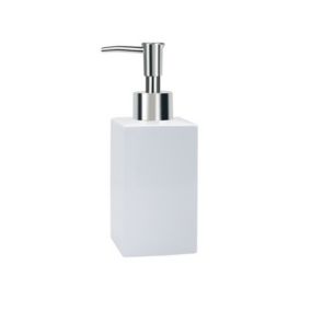 Distributeur de savon Porcelaine QUADRO Blanc Spirella