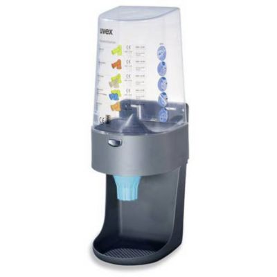 Distributeur mural Uvex X-Fit One 2 Click pour bouchons d'oreille, capacité 600 paires, 480 x 170 x 180 mm