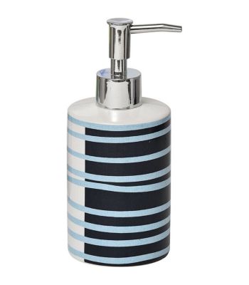 Distributeur à Savon ou lotion en céramique 320 ml déco Bord de mer
