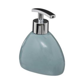 Distributeur à savon ou lotion en céramique Bleu artic 250 ml