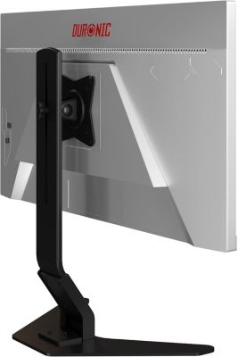 DM12D1 Support écran PC sur socle pour bureau Bras de moniteur Rotatif Inclinable Pivotant Compatible VESA 75 100 Duronic