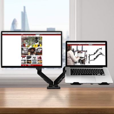 DMDCL1X1 Support écran PC et ordinateur portable à pince pour bureau ...