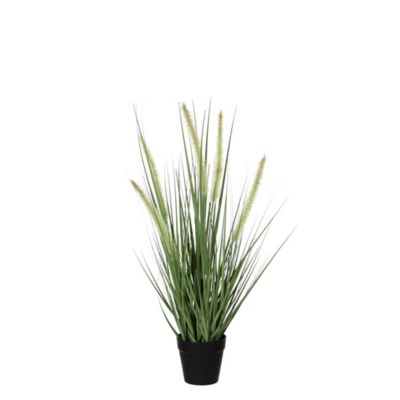Dogtail gras vert artificiel ø30 x h.53 cm en pot ø10 cm