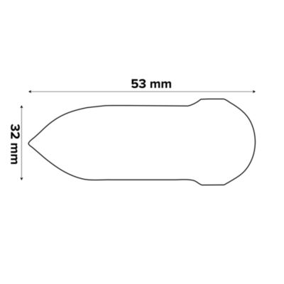 Doigt de ponçage Bosch Starlock multi-matériaux AVZ32RT4