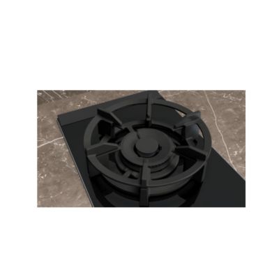 Domino gaz 30cm 1 feu noir Siemens ER3A6AI10 iq700