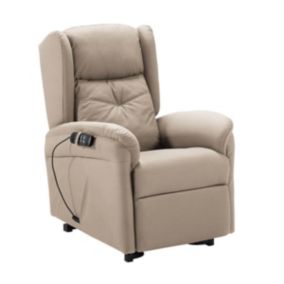 DONOSTIA - Fauteuil Relax Releveur Electrique Beige Tissu Waterproof