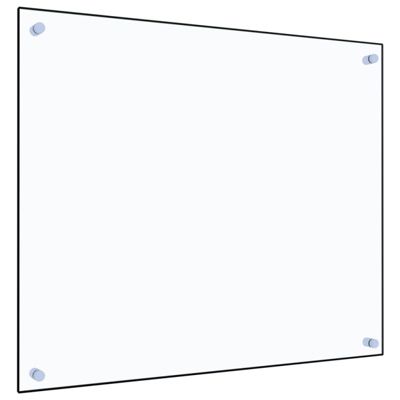 Dosseret de cuisine Transparent 70x60 cm Verre trempé