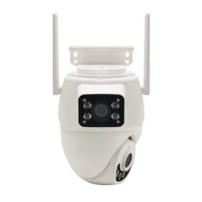 Double Caméra IP Extérieure Rotative PT motorisée 3MP 3MP WIFI 2,4Ghz