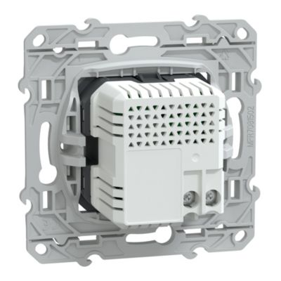 Double chargeur usb A + C 12W Schneider Electric Ovalis blanc