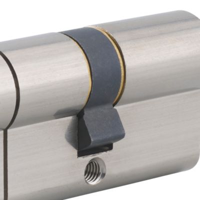 Double cylindre de serrure 30 x 60 mm nickel satiné Smith & Locke