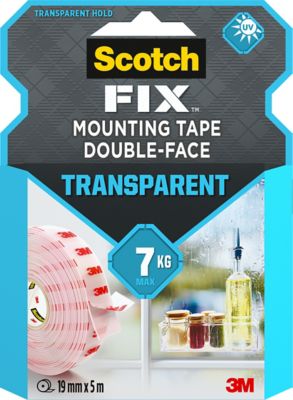 Double face 3M 19 mm x 5 m transparent, 7 kg