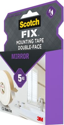 Double face miroir 3M 19 mm x 5 m blanc, 5 kg