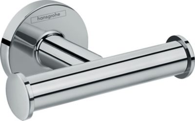 Double patère chromé Logis Universal Hansgrohe