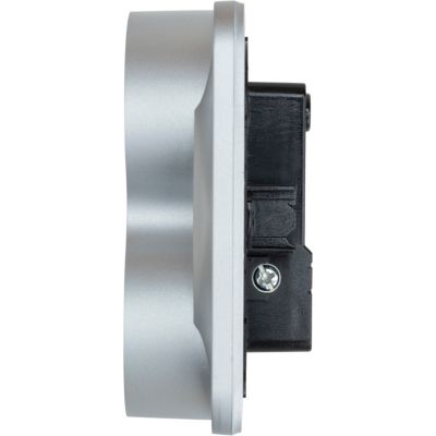 Double prise avec terre Jacobsen Espen aluminium composable