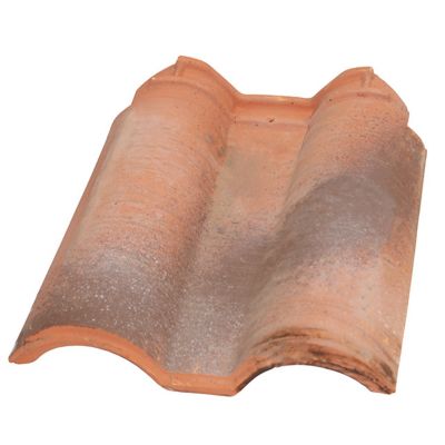 Double tuile Romane ancienne terre cuite