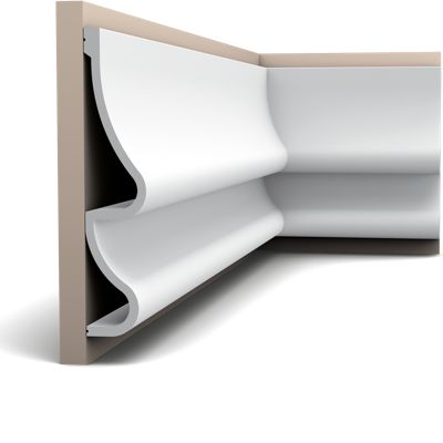 Double vague horizontal ou vertical P3071 - L200 x H37,2 x L7,6 cm - ORAC DECOR