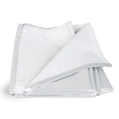Doublure occultante et thermique pour rideau blanc l.135 x H.240cm Rocle