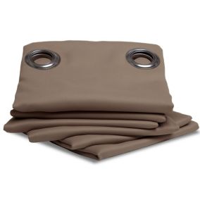 Doublure Thermique Occultant Hiver & Eté Beige - Pélican 140 x 300 (LxH)