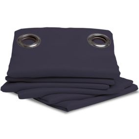 Doublure Thermique Occultant Hiver & Eté Bleu - Marine 140 x 260 (LxH)