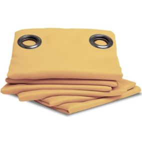 Doublure Thermique Occultant Hiver & Eté Jaune - Maïs 140 x 300 (LxH)