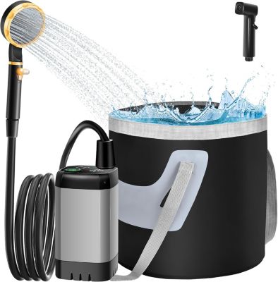 Douche Portable pour Camping, [Long-Lasting] Spopal Martinique