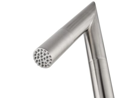Douche en acier 316 resistant elegant avec diffuseur anticalcaire piscine