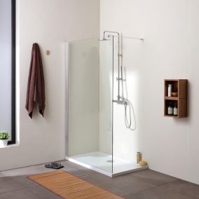 Douche Murale De 110 Cm En Verre Clair De 8 Mm - Walk In