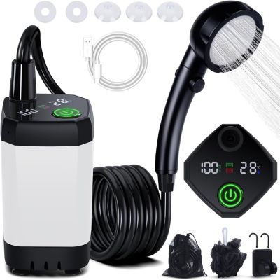 Douche portable camping 4 modes 6000mAh sans chauffage