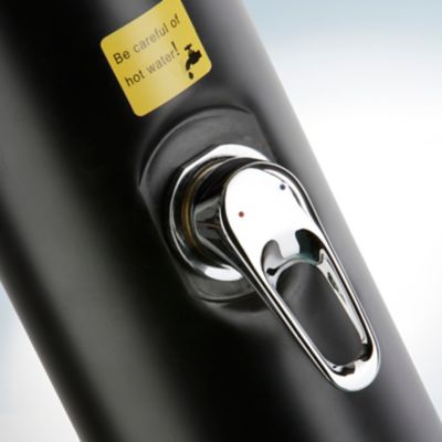 Douche solaire courbée 20L Gré noire