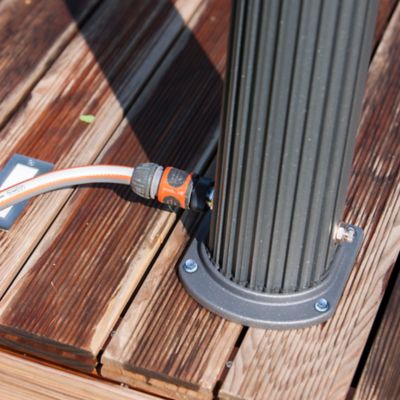 Douche solaire en aluminium Gré 18L