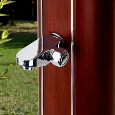 Douche Solaire Imitation Bois 32L pour Jardin
