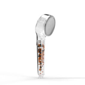 Douchette 1 jet avec billes Mineral Shower diam. 8 cm