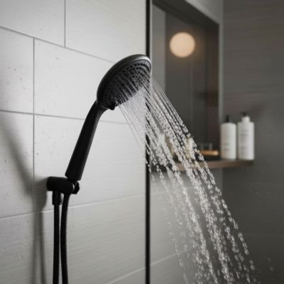 Douchette 3 Jets GoodHome Cavally noir