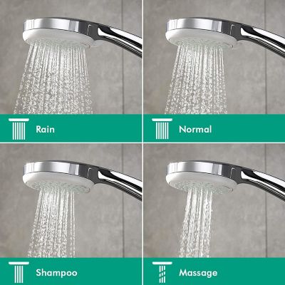 Douchette 4 jets chromé Hansgrohe Croma 100