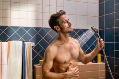 Douchette à main 2 jets chrome Hansgrohe Activera S WaterBoost