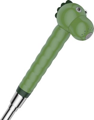 Douchette à main 2 jets verte, Hansgrohe Jocolino Crocodile
