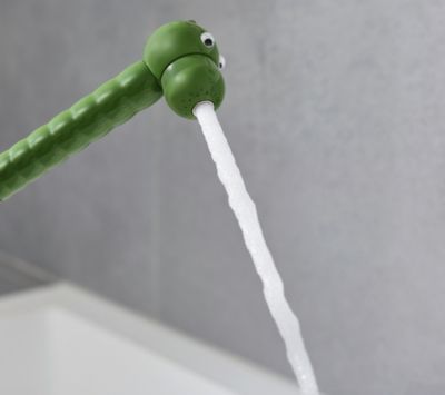 Douchette à main 2 jets verte, Hansgrohe Jocolino Crocodile