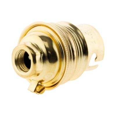 Douille B22 acier laitonné double bague - Zenitech