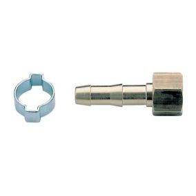 Douille de connexion pour détendeurs/chalumeaux D6 +  écrou 12 x 100G + collier - SAF FRO - W000352484