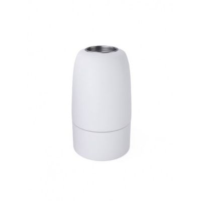 Douille E14 en Porcelaine Blanche Vintage Élégance Rétro pour Illuminer Votre Intérieur