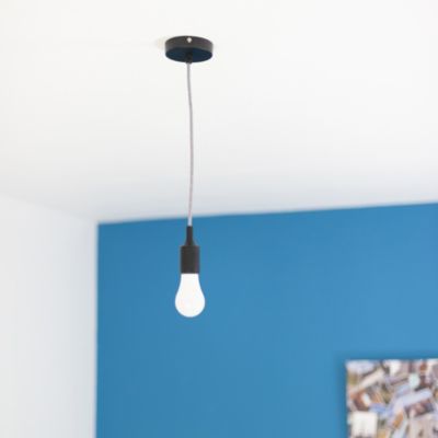 Douille E27 Chacon en silicone couleur noir