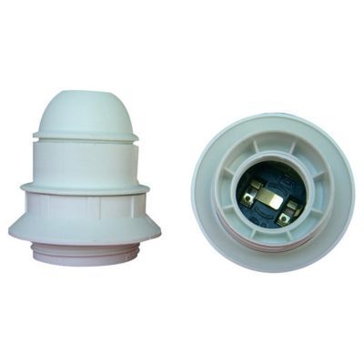 Douille culot E27 double rondelle type anglais - Douilles pour abat-jour -  Accessoires pour lampes