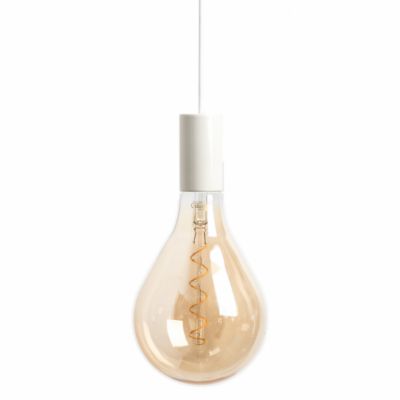 Douille E27 en céramique blanche  une création vintage pour votre lampe suspension