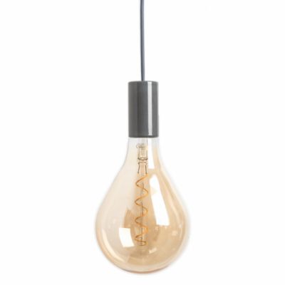 Douille E27 en céramique grise  une création vintage pour votre lampe suspension
