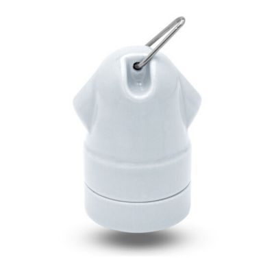 Douille E27 en Porcelaine Blanche pour guirlande  Élégance Lumineuse pour l'Été
